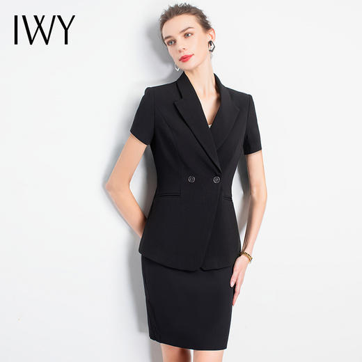 IWY/女总裁套装名媛高端时尚休闲工作服商务通勤气质修身职业套裙
C10220+S10408B 商品图1