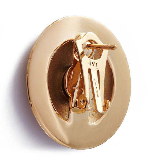 北京仓｜IVI-Signora-圆形 夹扣式 耳钉［美国设计师］ 商品图2