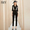 IWY/黑白拼色显瘦西装套装女小香风职业装气质女神范高端商务装C1193+P433-B 商品缩略图2