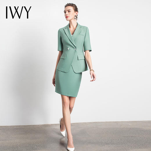 IWY/职业女裙套装团队显白工作服轻熟女设计师休闲风职业气质CPS11235 商品图2