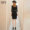 IWY/中袖黑白拼色西装套装时尚小众设计感职业装显瘦套裙正装C1193+S433-B 商品缩略图3