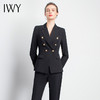 IWY/黑色双排扣职业裤套装女时尚高端日常办公室气质名媛制服团队
cp901 商品缩略图0