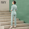IWY/绿色西服套装女面试工作服气质休闲职业装高端小西装通勤正装
212094C1+p1 商品缩略图3