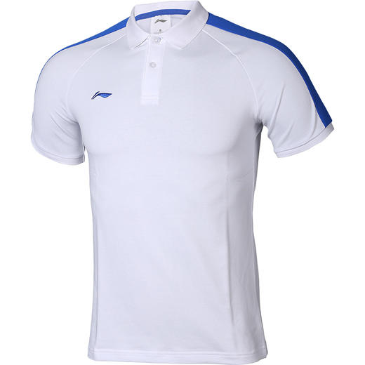 小李子:专柜正品Lining李宁足球运动休闲短袖POLO套头针织衫男士 商品图4