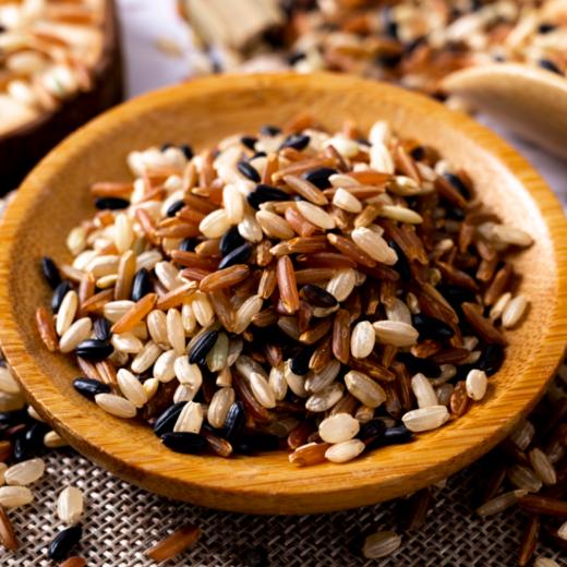 三色糙米5斤装 多种杂粮米搭配  米粒饱满 营养均衡 布袋装 商品图3