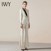IWY/西装套装时尚气质女神范工作服西服韩版商务职业装白色面试正装OL203143C1+203143P3 商品缩略图4
