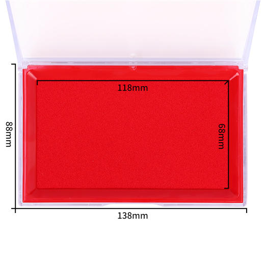得力9864快干印台(红)(只) 商品图1