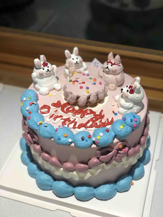 复古小动物奶油蛋糕 下单前请仔细阅读商品详情 商品图0