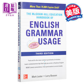 预售 【中商原版】麦克劳希尔英语语法及用法手册（第3版）英文原版 McGraw-Hill Education Handbook of English Grammar & Usage