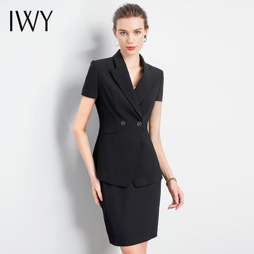 IWY/女总裁套装名媛高端时尚休闲工作服商务通勤气质修身职业套裙
C10220+S10408B 商品图0
