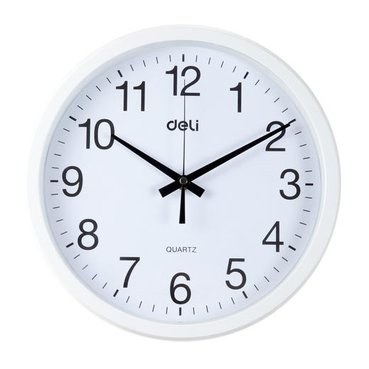 得力9005挂钟(白)(只)30cm（12寸） 商品图0