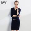 IWY/黑色连衣裙职业装教师西服端庄大气显瘦女神范透气正式经理OLQ528 商品缩略图1