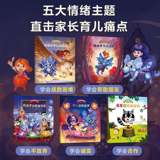 【全5册】宝宝情绪管理图画书（ 乐观积极不放弃系列）第11辑 儿童绘本幼儿园老师推荐早教书籍 商品图1