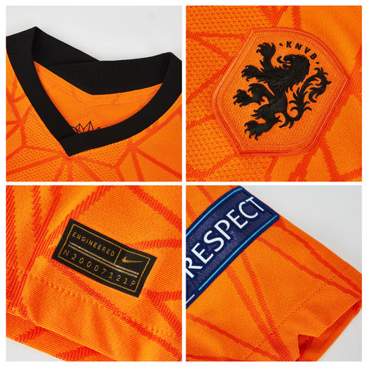 【送球员印号】SFS耐克正品 2021欧洲杯荷兰队球员版主场球衣足球服 CD0589-819 商品图3