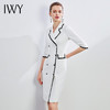 IWY/正装西装职业连衣裙白色工装职业装气质女神范高端售楼部工作服Q527 商品缩略图2