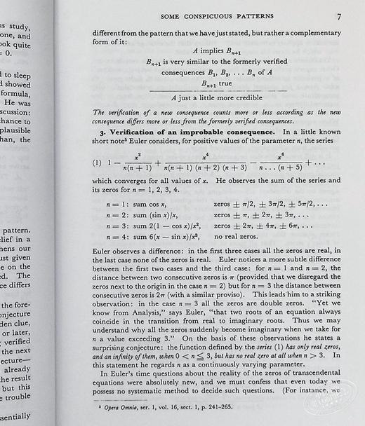预售 【中商原版】数学与猜想 卷二 合情推理模式 英文原版 Mathematics and Plausible Reasoning 波利亚 G Polya 商品图6