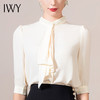 IWY/ 米色衬衫职业套装ol商务装风轻西装内搭英伦轻熟时装版薄款OLB9182 杏色 商品缩略图4