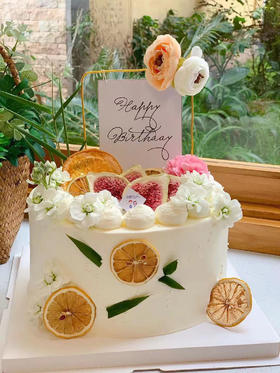 鲜花奶油蛋糕 下单前请仔细阅读商品详情