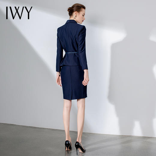 IWY/西装套裙时尚收腰修身西装套裙高端名媛职业装气质工作服CS1112 商品图3