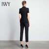 IWY/高端黑色职业套装女时尚气质短袖上班团队工服面试气质工作服C10220+P10408B 商品缩略图4