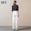 IWY/黑色衬衫白色裤子西装职业套装女个性初高端办公室时尚202147B1+P2 商品缩略图3