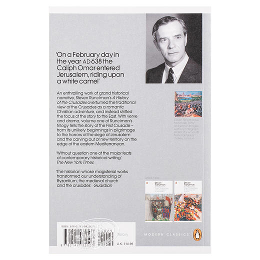 预售 【中商原版】十字军东征的历史 英文原版 A History of the Crusades I Steven Runciman Penguin Classics 商品图1