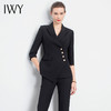 IWY/黑色气质西装套装女修身显瘦通勤商务高端职业装女神范时尚工作服
C10408+P10408B 商品缩略图0