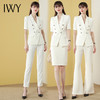 IWY/ 新品白色短袖西装裤子半裙套装C1247+S1246 商品缩略图4