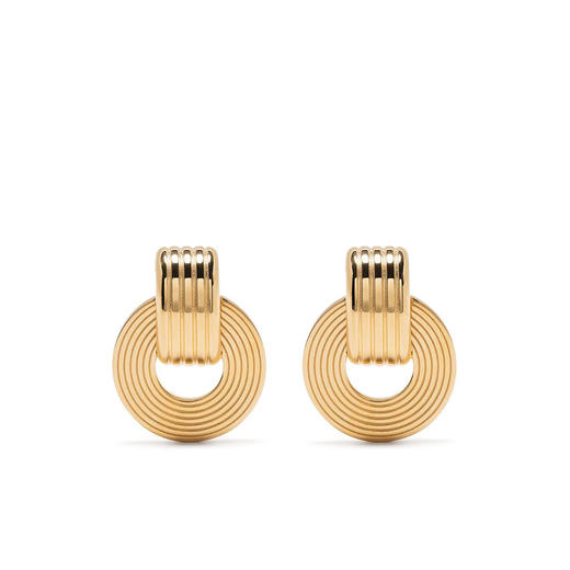 北京仓｜IVI-Signore Oval Tube-耳环［美国设计师］ 商品图1