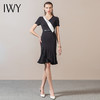 IWY/藏青连衣裙ol显高职业女装面试宝藏百搭西装款教师高档英伦风23Q1 商品缩略图2