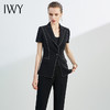 IWY/黑色职业裤套装女冷淡风女装ol干练风格西装套减龄办公室正装C1186+P1186 商品缩略图0