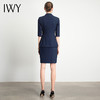 IWY/藏青色短袖西装裙原创高档女经理服宝藏复古上班港风职业CS11231 商品缩略图3