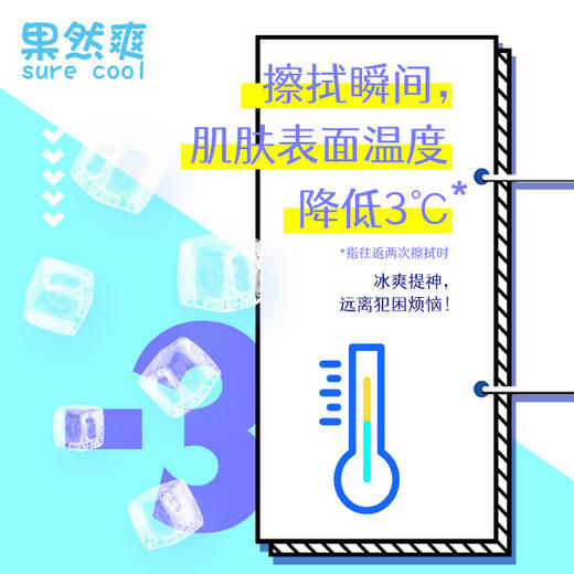 【湿巾】提神醒脑湿巾开车防犯困薄荷湿巾 商品图0