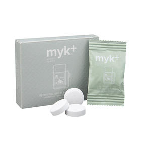 洣洣myk+冰箱多功能清洁剂泡腾片超氧除清洗剂除异味臭味家用 3gx4【洣洣】