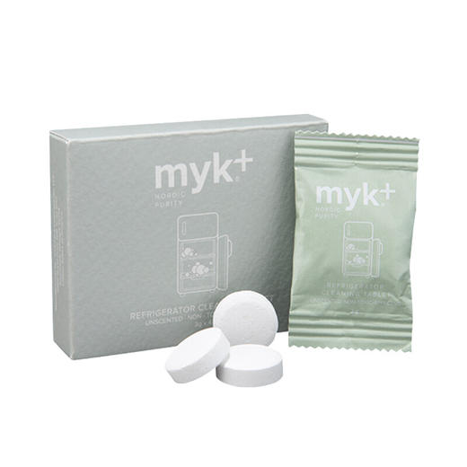 洣洣myk+冰箱多功能清洁剂泡腾片超氧除清洗剂除异味臭味家用 3gx4【洣洣】 商品图0