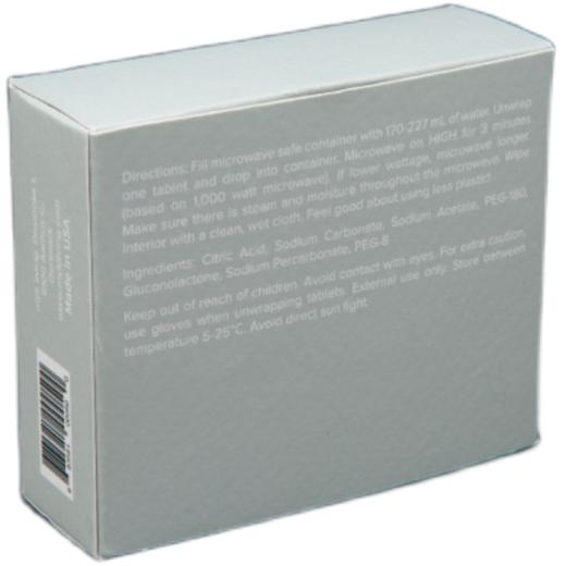 洣洣myk+进口微波炉清洁剂泡腾片专用去油污高温蒸汽去异味神器清洗剂 11gx4【洣洣】 商品图4