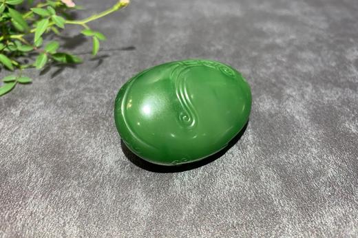 【御珠宫坊·传藏系列】碧玉牛挂件 商品图2