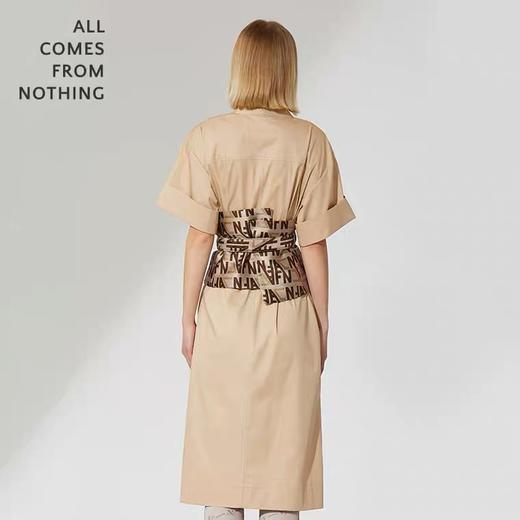 围裹式棉质连衣裙 商品图2