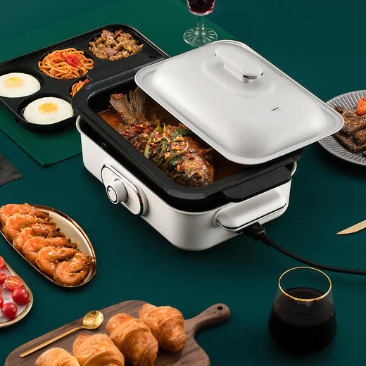 ALLJOINT优仅多功能料理锅可分离网红家用烧烤电火锅烤肉一体3.5L【ALL-JOINT】 商品图5