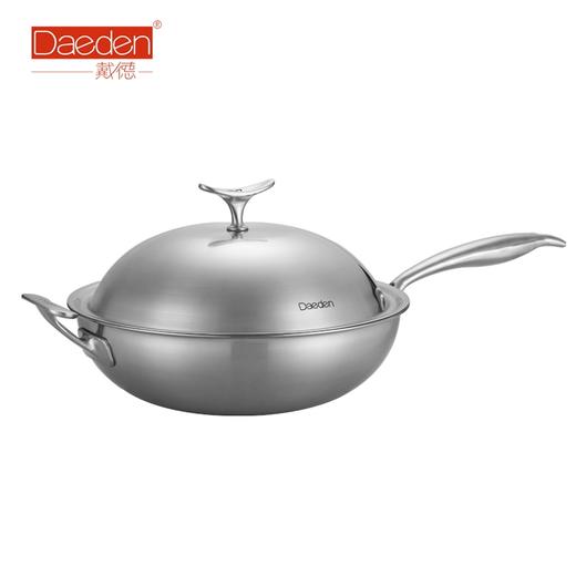 *【炒锅】DD024德国戴德18/10不锈钢五层复合炒锅不易粘锅煤气电陶炉通用炒锅 商品图3