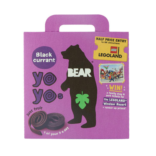 英国Bear果丹皮山楂卷无添加小熊脚印yoyo卷健康零食 商品图1