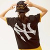 MLB 21年春夏新款韩国MLBNY短袖女背后大标满标老花宽松T恤 商品缩略图0