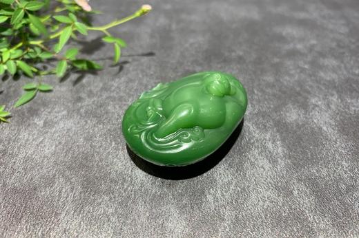 【御珠宫坊·传藏系列】碧玉牛挂件 商品图1