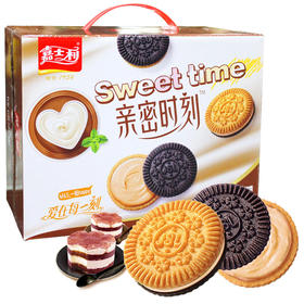 嘉士利亲密时刻夹心饼干提拉米苏味600g