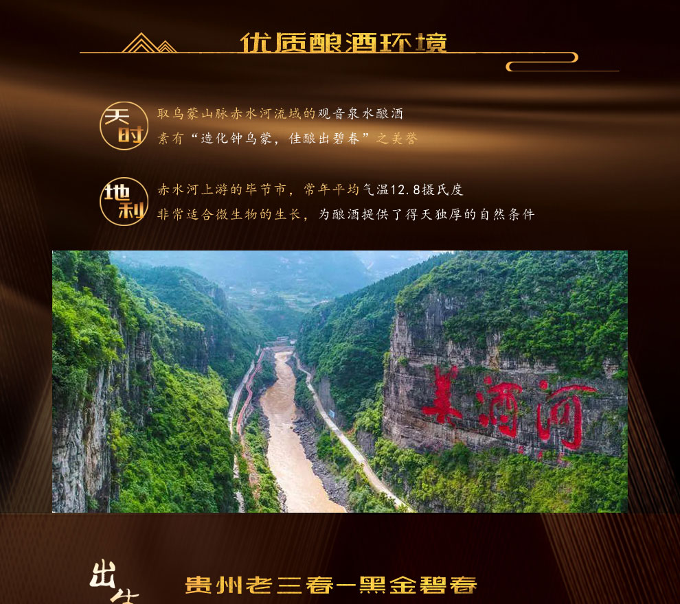 碧春54度贵州黑金碧春窖藏1969酱香型白酒500ml礼盒装整箱6瓶