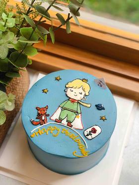 手绘小王子奶油蛋糕 下单前请仔细阅读商品详情