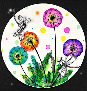 《植物中的旅行家蒲公英》低幼春天水彩笔晕染【自动发货：下单后，点击手机短信中收到的链接，即可获取文件下载的链接；如有任何问题，可添加客服微信hm33268获得帮助】
