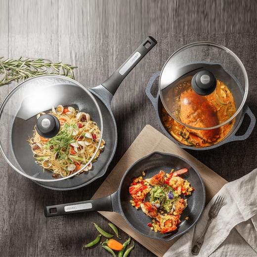 %德国戴德DL030悦澜锅具五件套汤锅炒锅煎锅厨具套装全套家用 商品图1