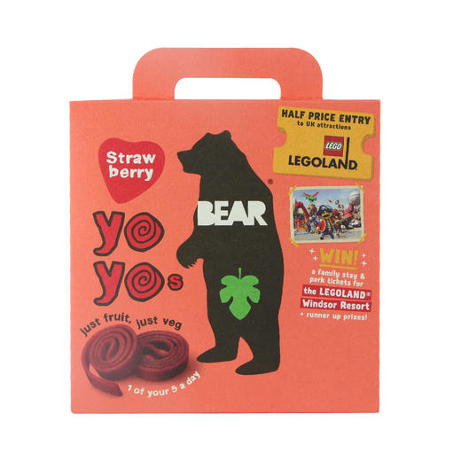 英国Bear果丹皮山楂卷无添加小熊脚印yoyo卷健康零食 商品图2