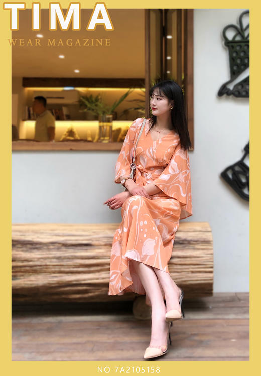 飘袖气质长裙 商品图1